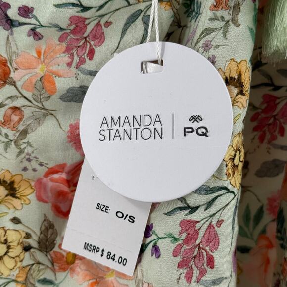 PQ PILYQ SWIM Sarong One Size Amanda Stanton Little Tassel Floral Beach Swim NWT - Picture 5 of 13